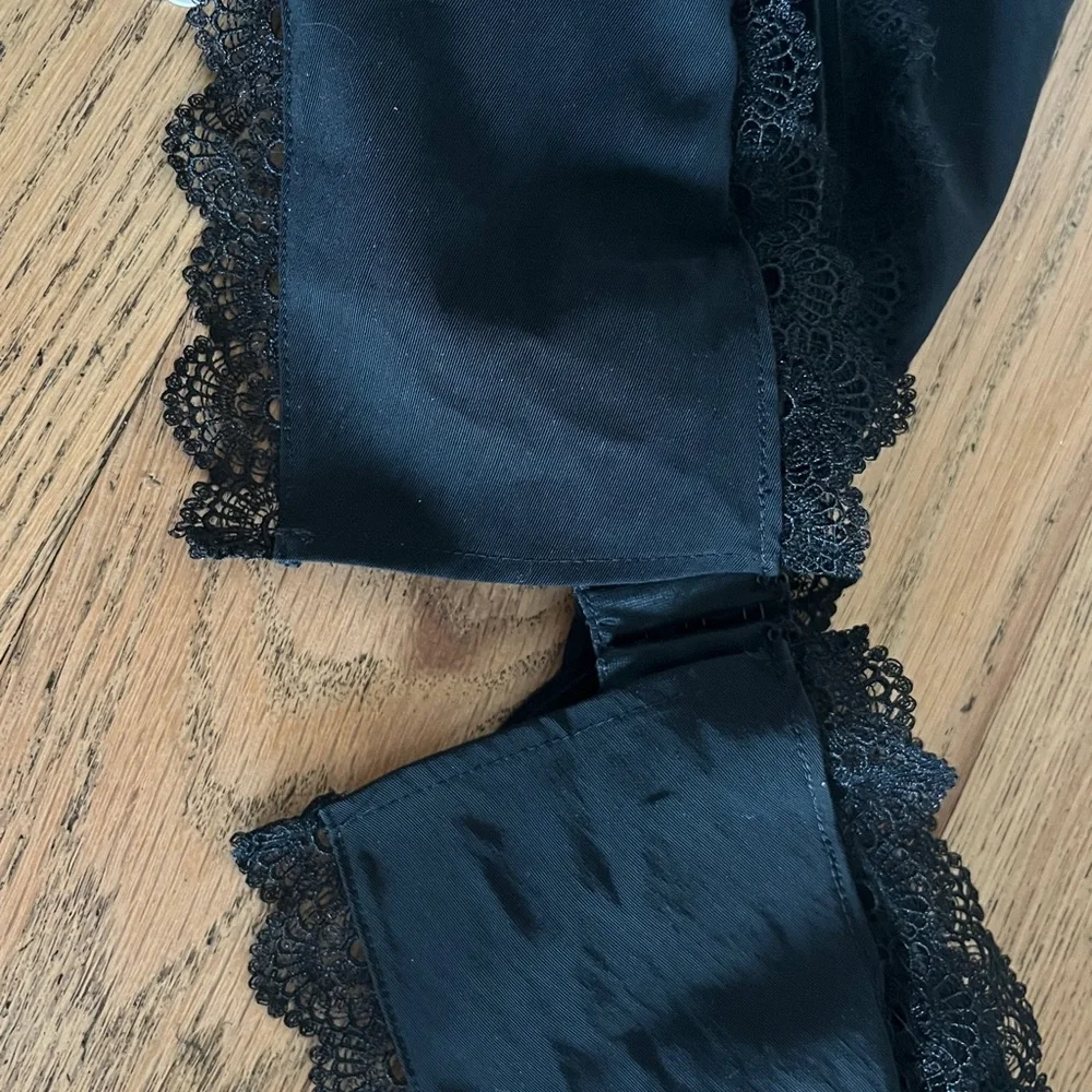 Rare Mirror Palais Black lace off the shoulder top - Picture 5 of 5